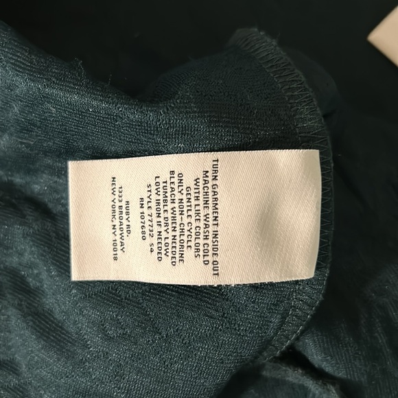 Ruby Rd. Size PM Emerald Green Zipup - Picture 14 of 14